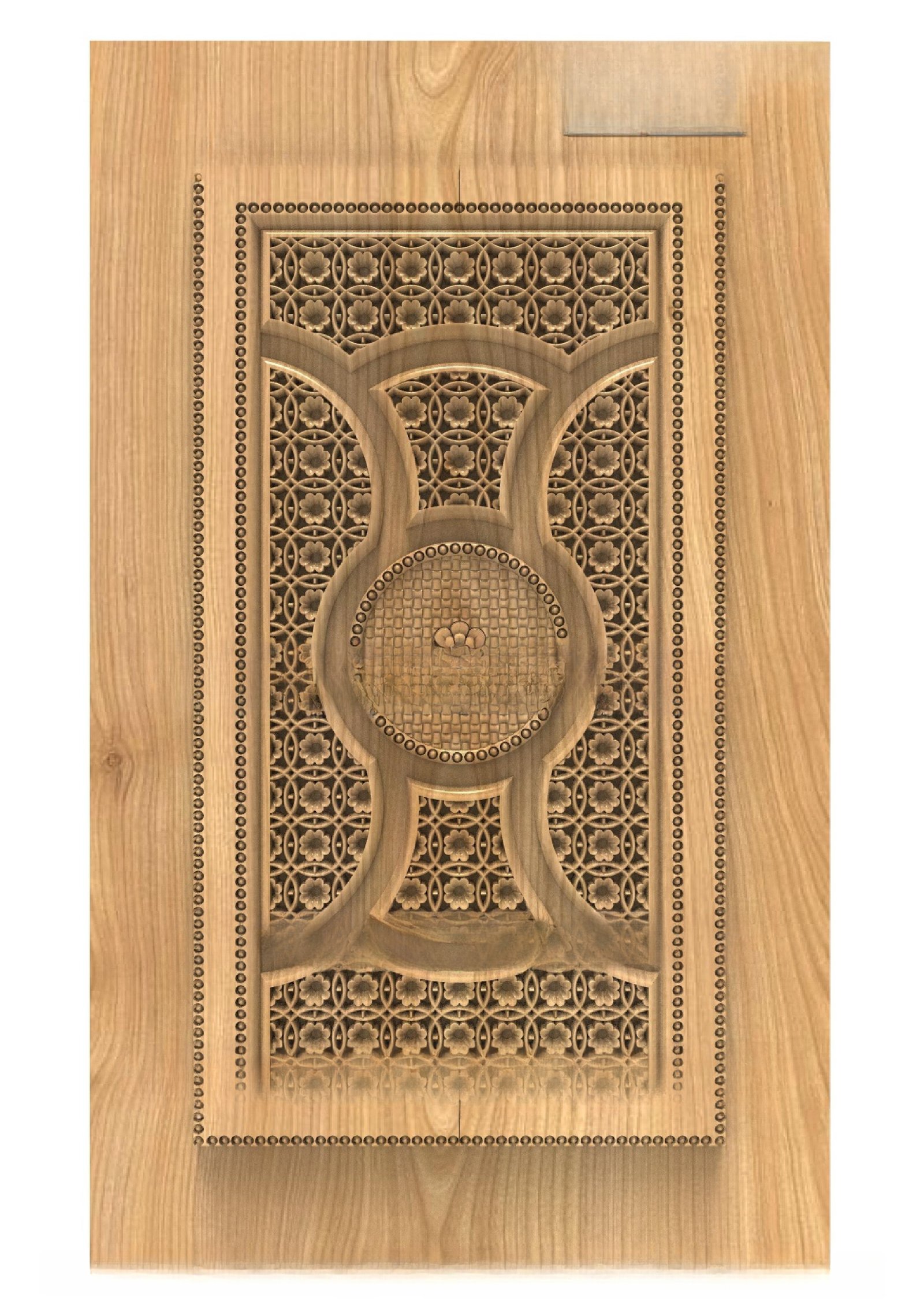 GSK DELITE DOORS - DL-43 Geometric Mandala Patterned Architectural Door 3D Model